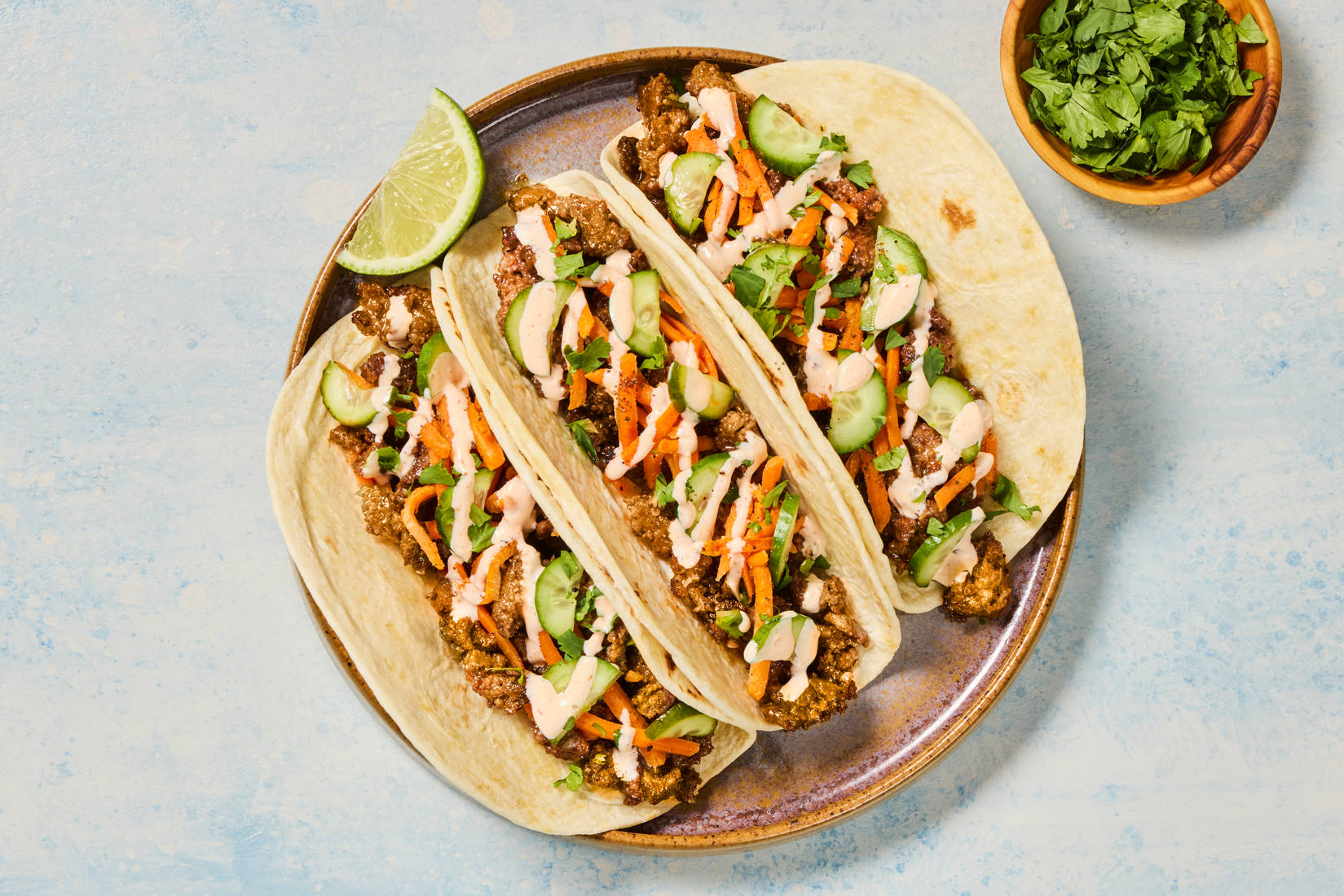 One-Pan Banh-Mi-Style Turkey Tacos