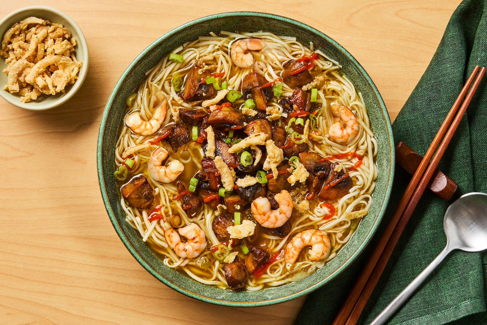 Shrimp, Mushroom & Soy Ramen