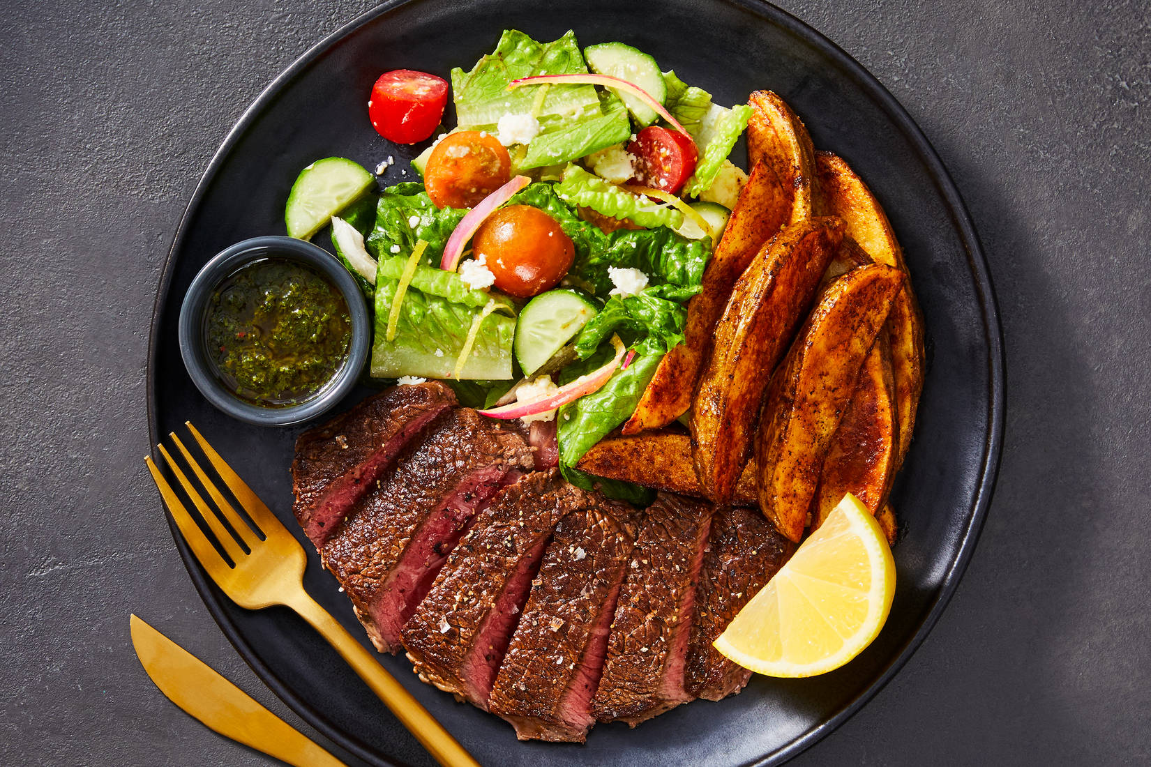 Seared Sirloin Steak with Chimichurri