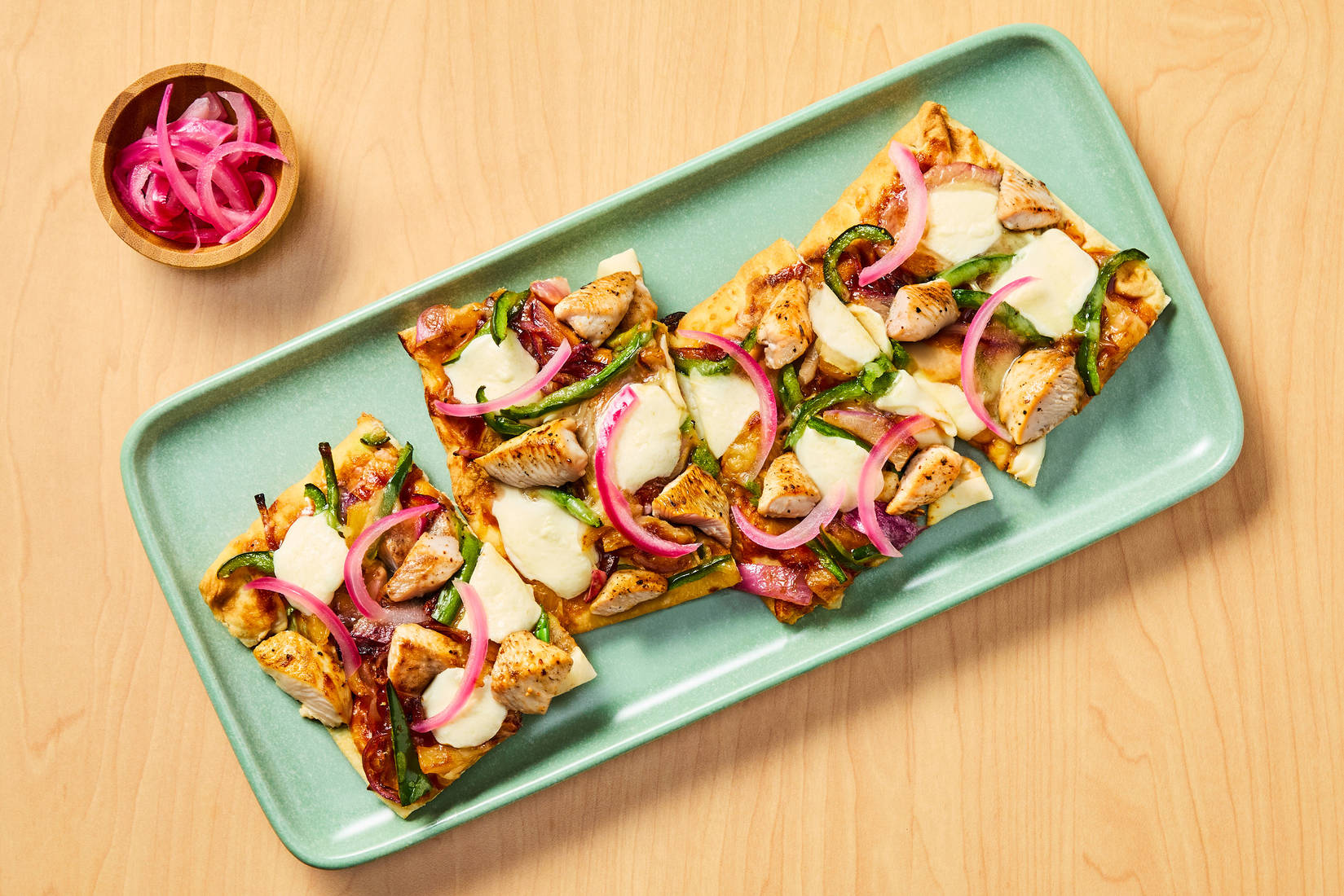 BBQ Pineapple & Chicken Flatbreads