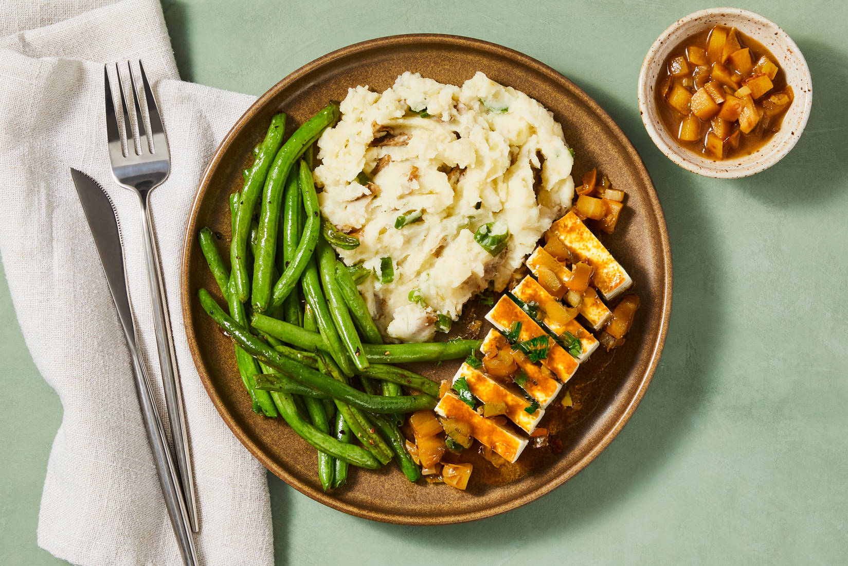 Brown Sugar Bourbon Tofu