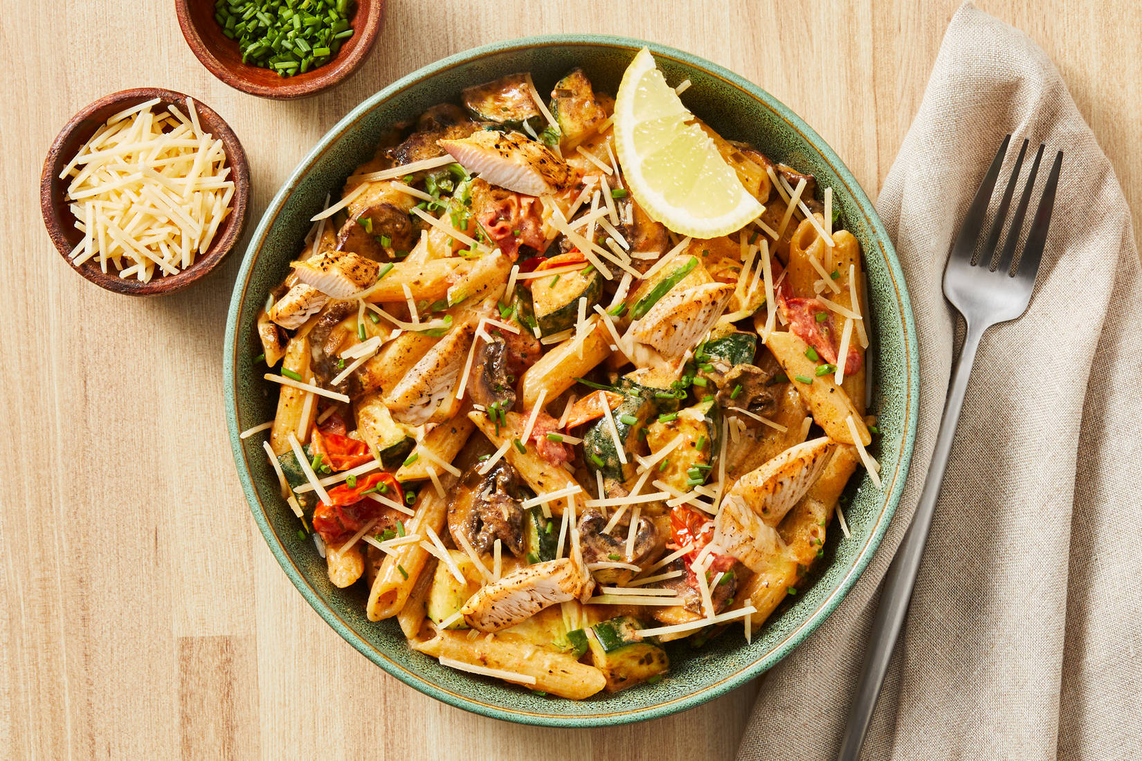 Silky Sicilian Penne with Chicken