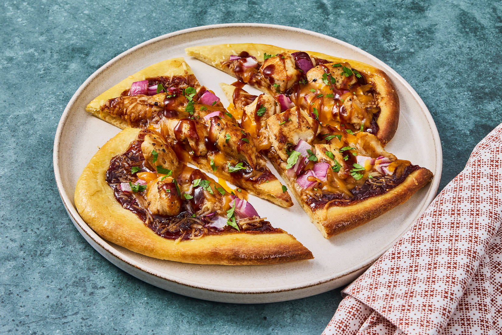 Cheesy BBQ Chicken Pizzas