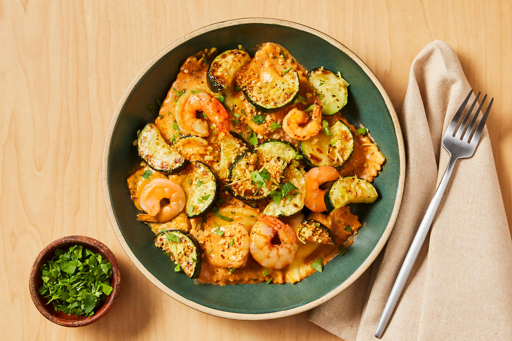 Shrimp & Ricotta Tomato Ravioli