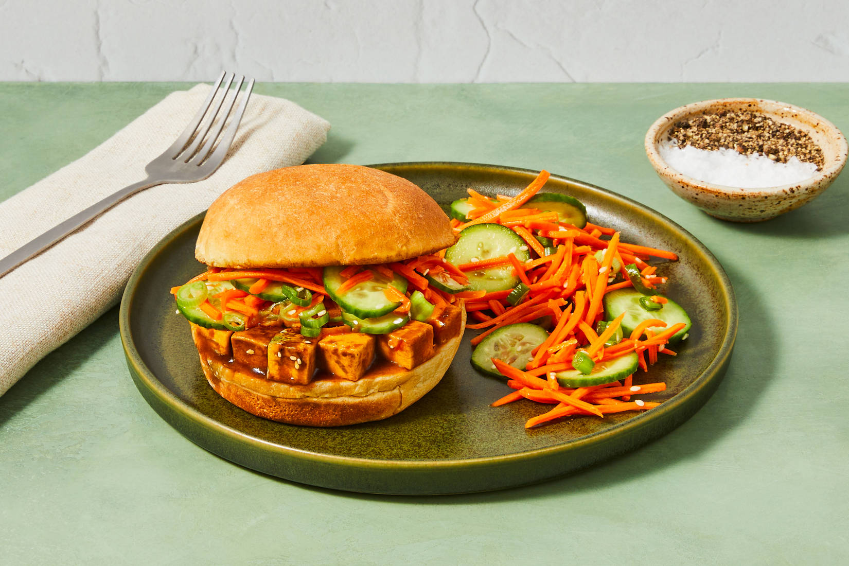 One-Pan Sesame Tofu Sloppy Joes