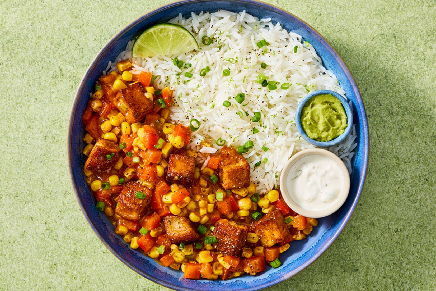 Mexican-Style Halloumi Burrito Bowls