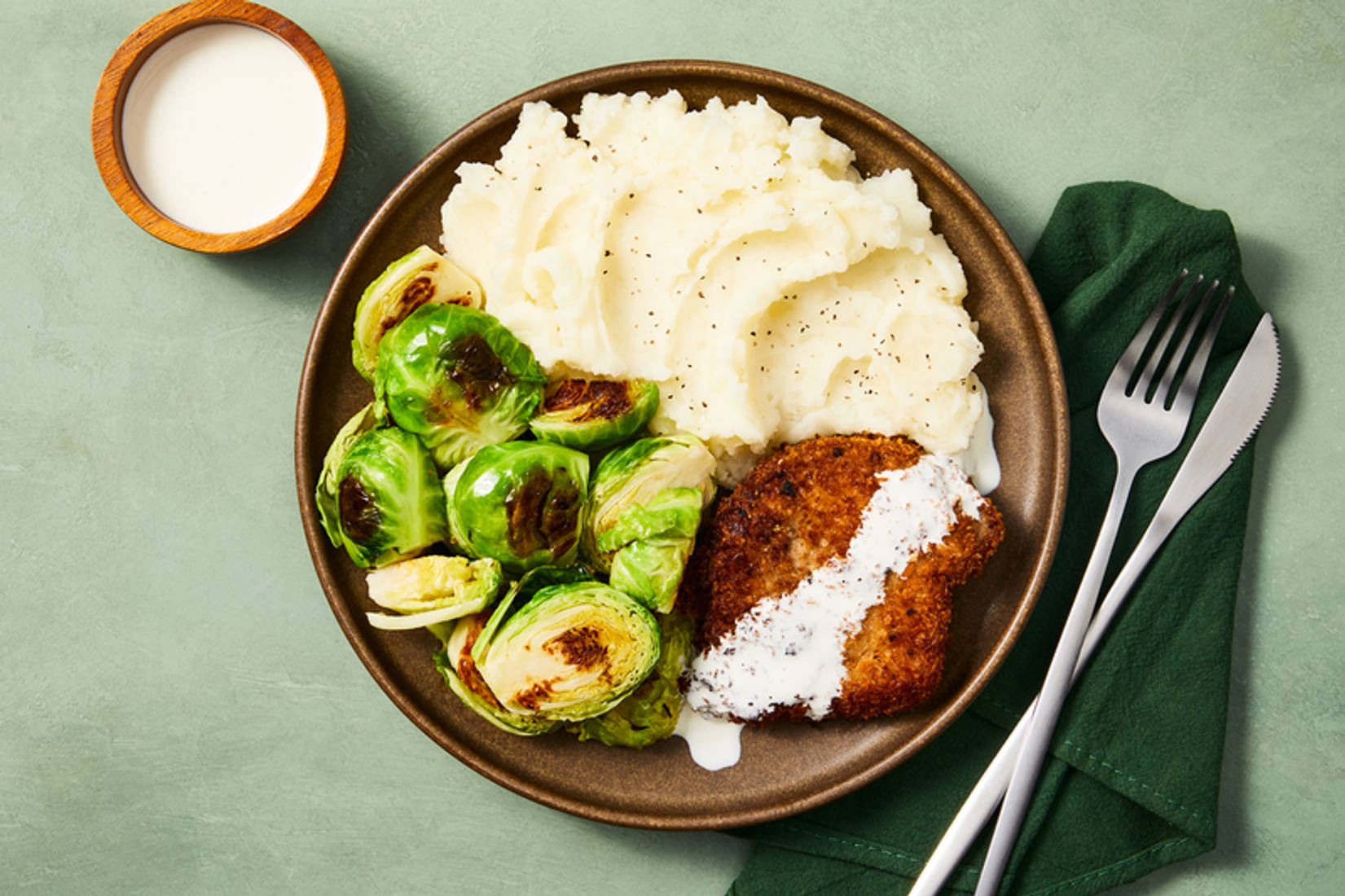 Pork Schnitzel and Aioli