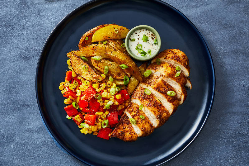 Poulet aux épices fumées