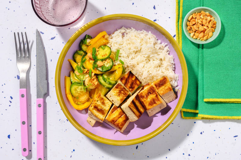 Tofu grillé à la citronnelle