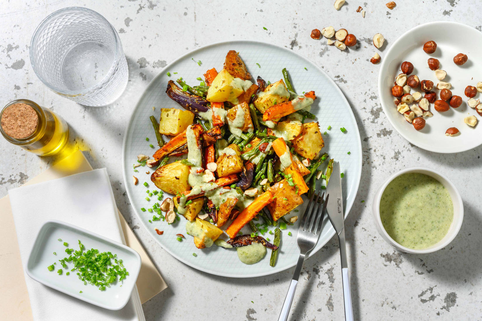 Herby Root Veg Traybake