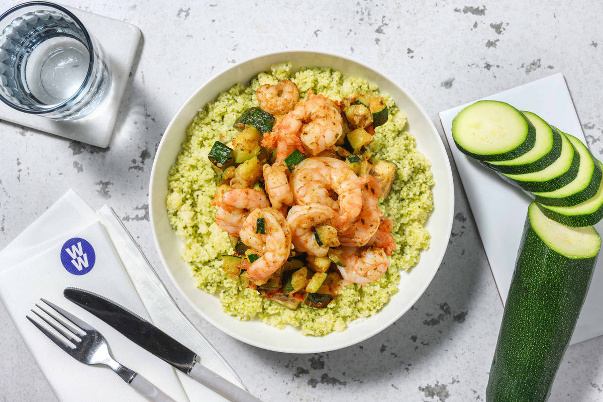 Quick Chermoula Prawns
