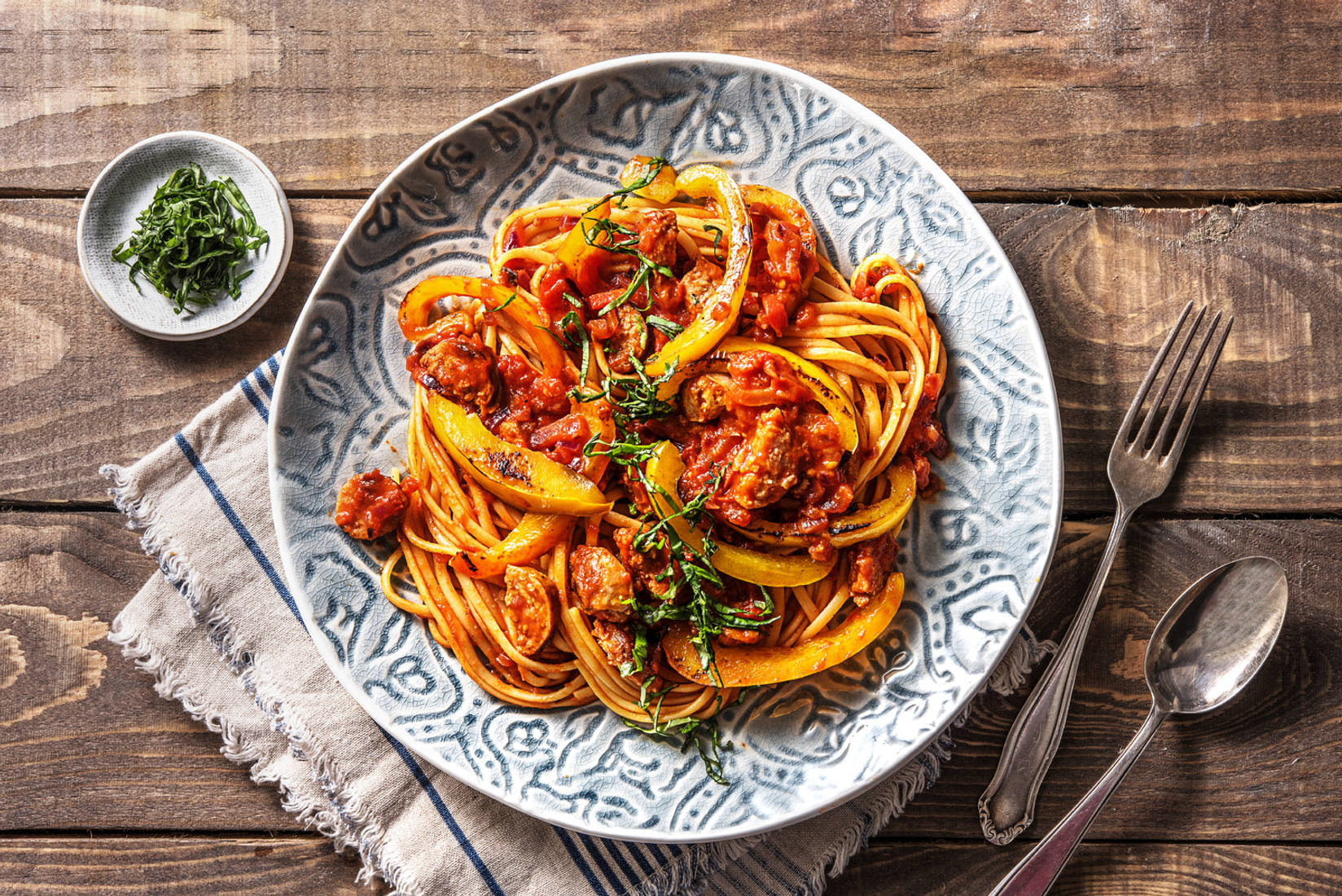 Linguine aux chipolatas