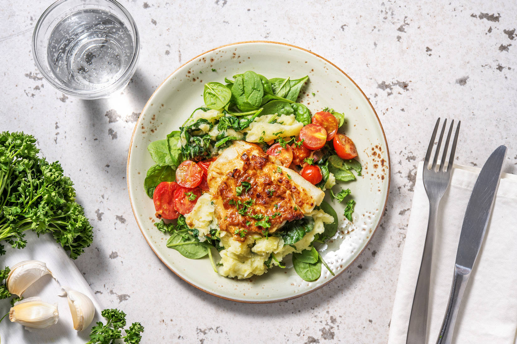 Filet de merlu au four en sauce soja-moutarde