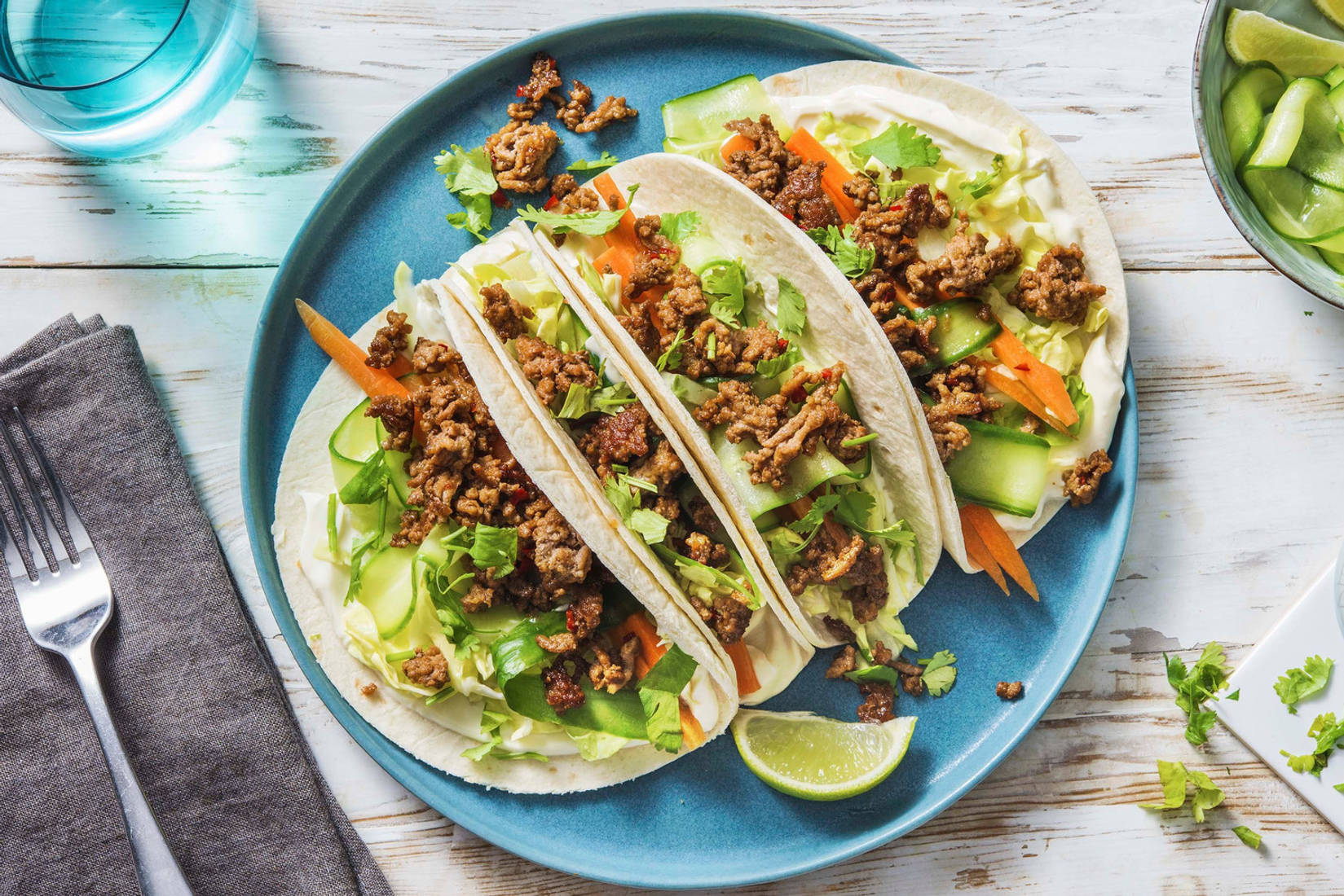 Koreansk-inspirert taco