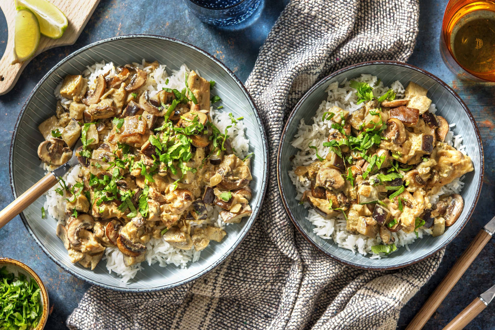 Poulet thaï au curry vert & lait de coco