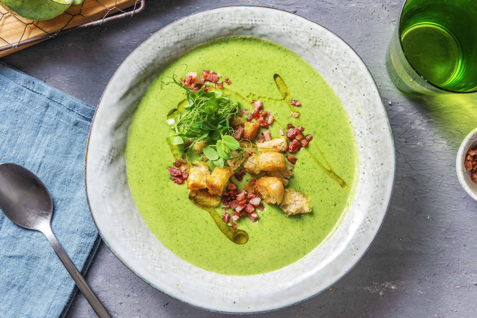 Velouté réconfortant de cresson