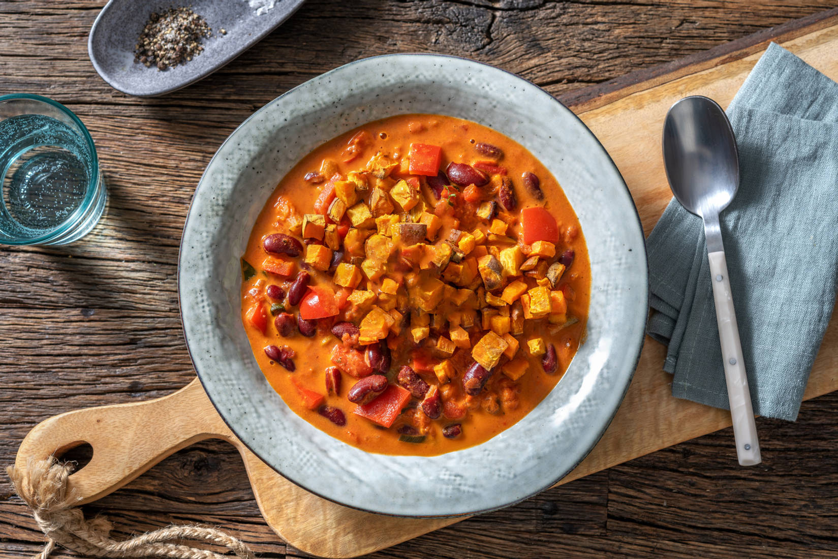 Kremet kidneybønnesuppe