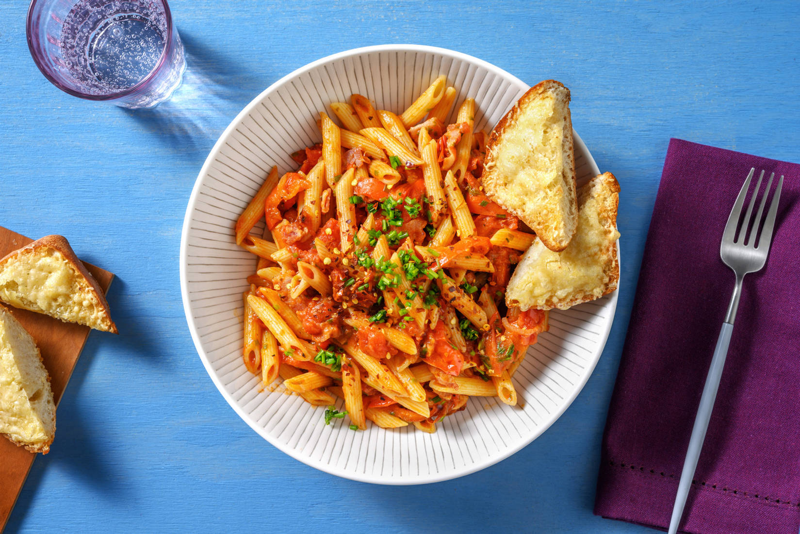 Bacon Penne all’Arrabbiata