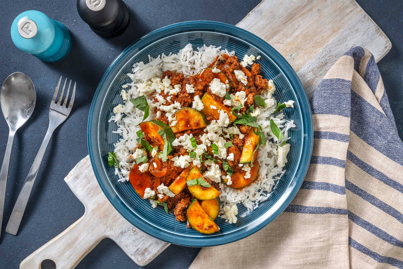 Zucchini-Bio-Rinderhackfleisch-Pfanne
