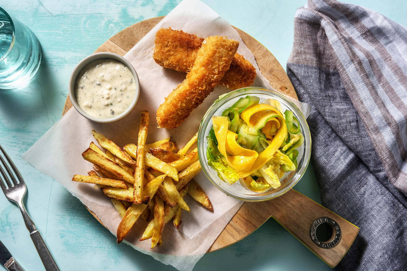 Fish & chips de lieu noir