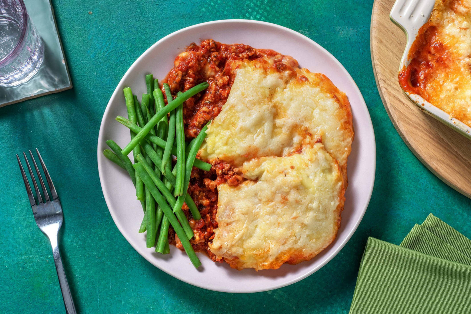 Cheesy Mash Topped Beef and Red Wine Pie