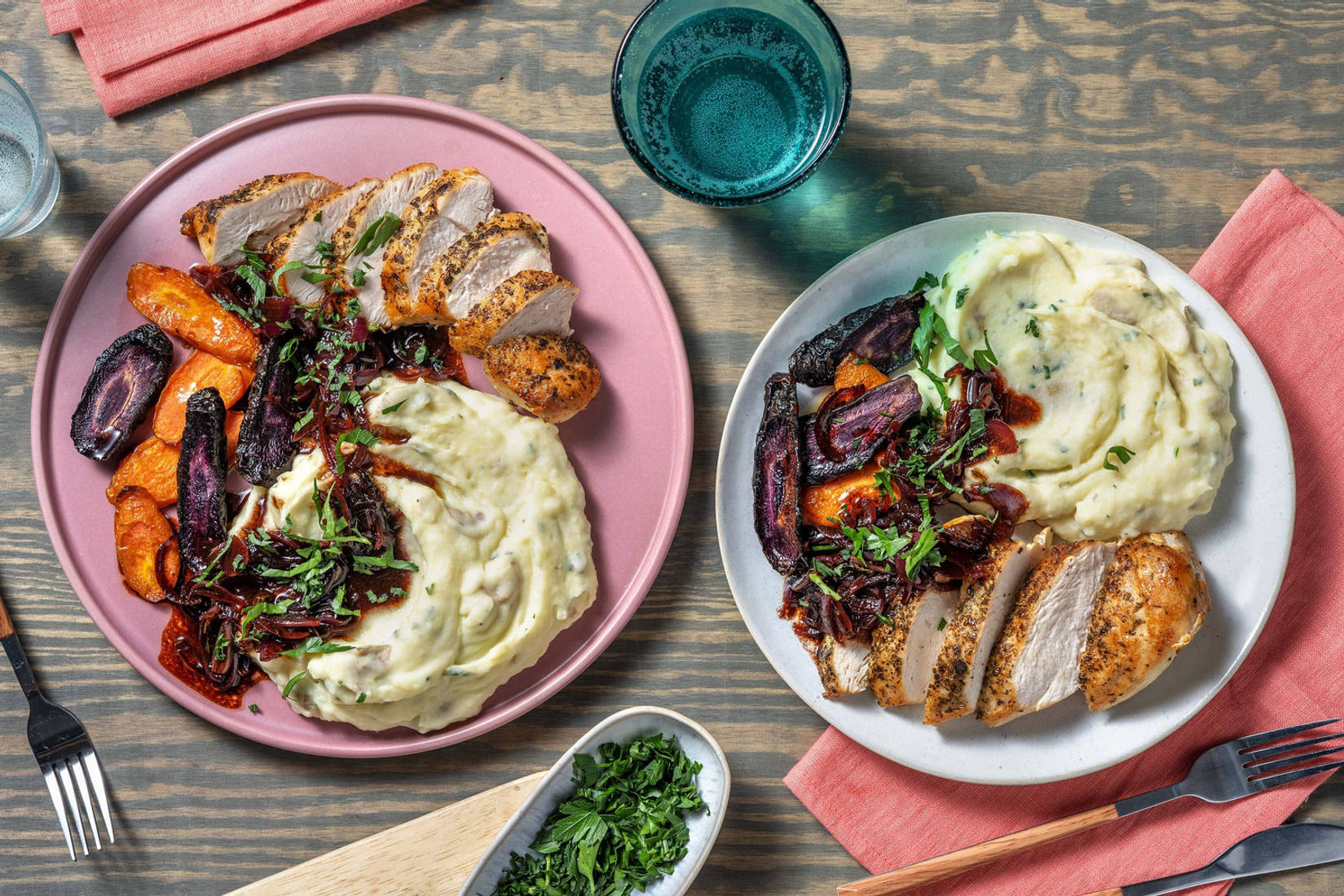 Ovnsbakt kyllingfilet