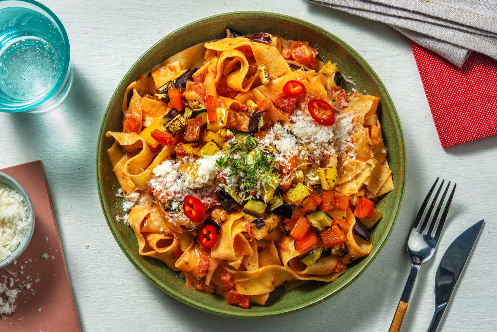 Pasta caponata