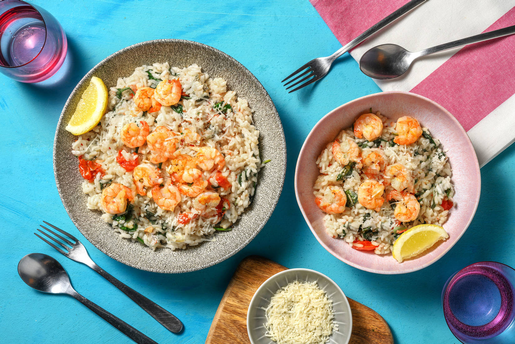 Italiensk räkrisotto