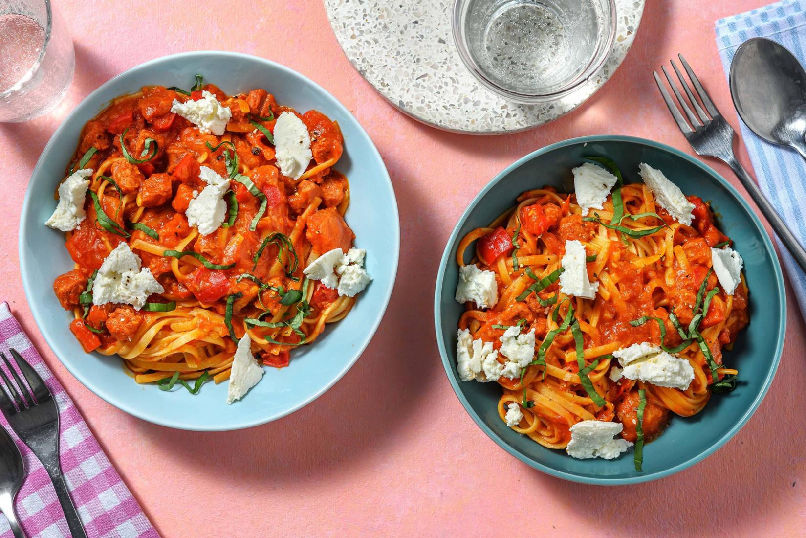 One pot pasta : linguine au chorizo