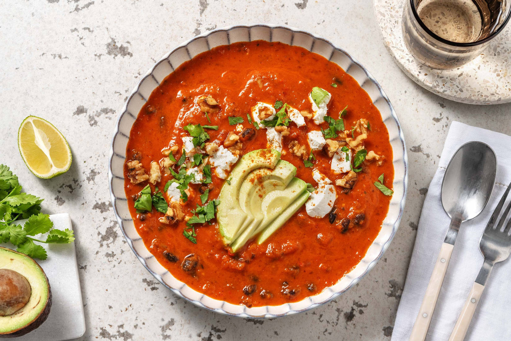 Mijoté haricots noirs, carotte & chèvre frais