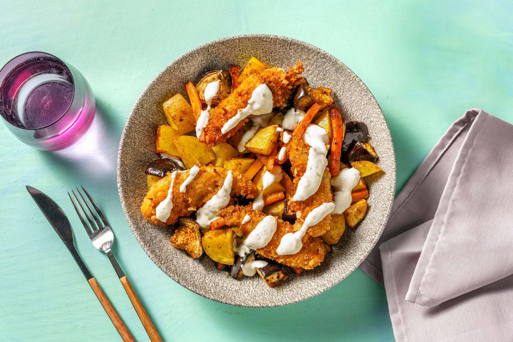 Mandelpanerad kyckling 