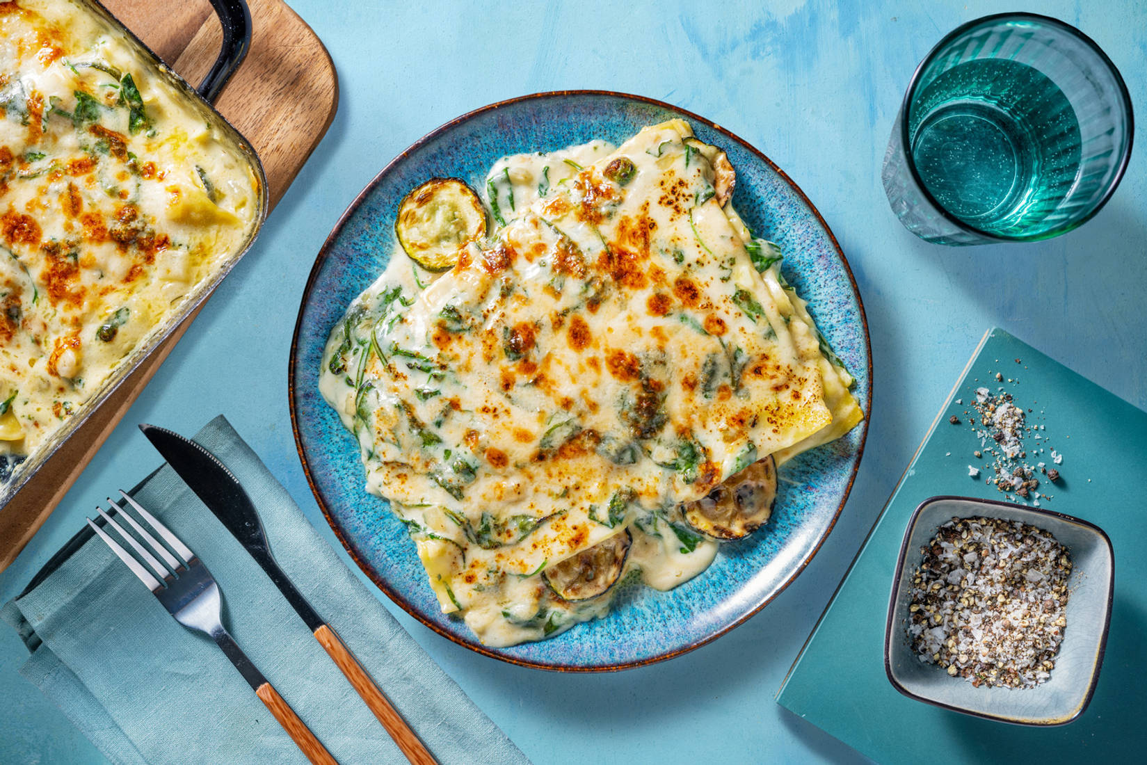 Lasagne fondante à la courgette