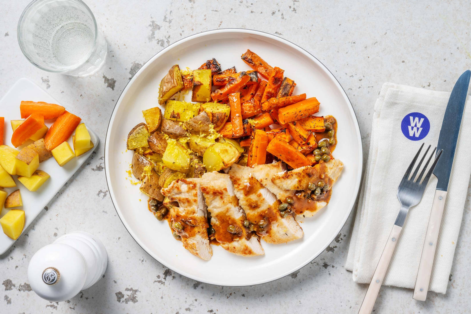 Lemon Caper Butter Chicken