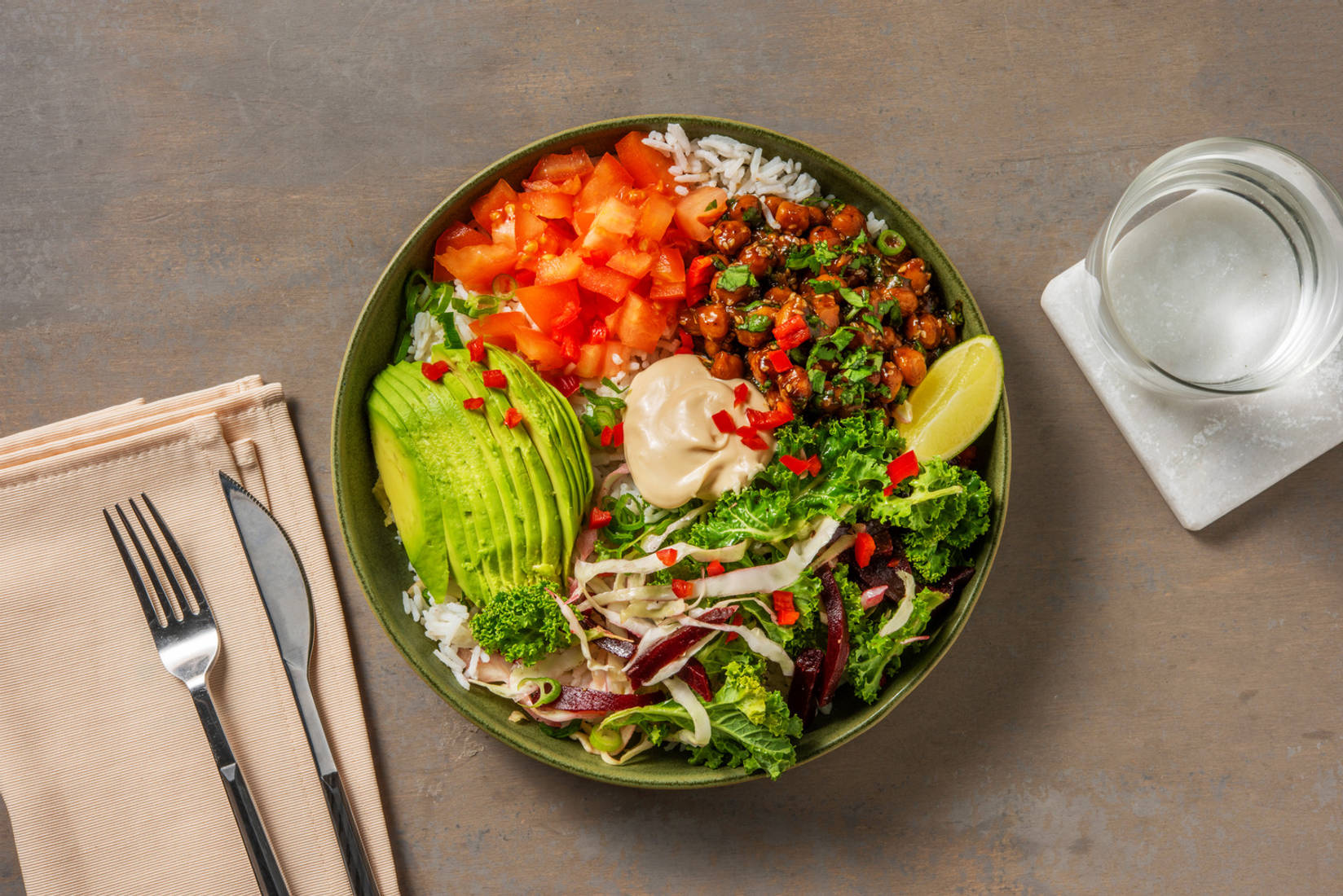 Honning- og soyastekte kikerter