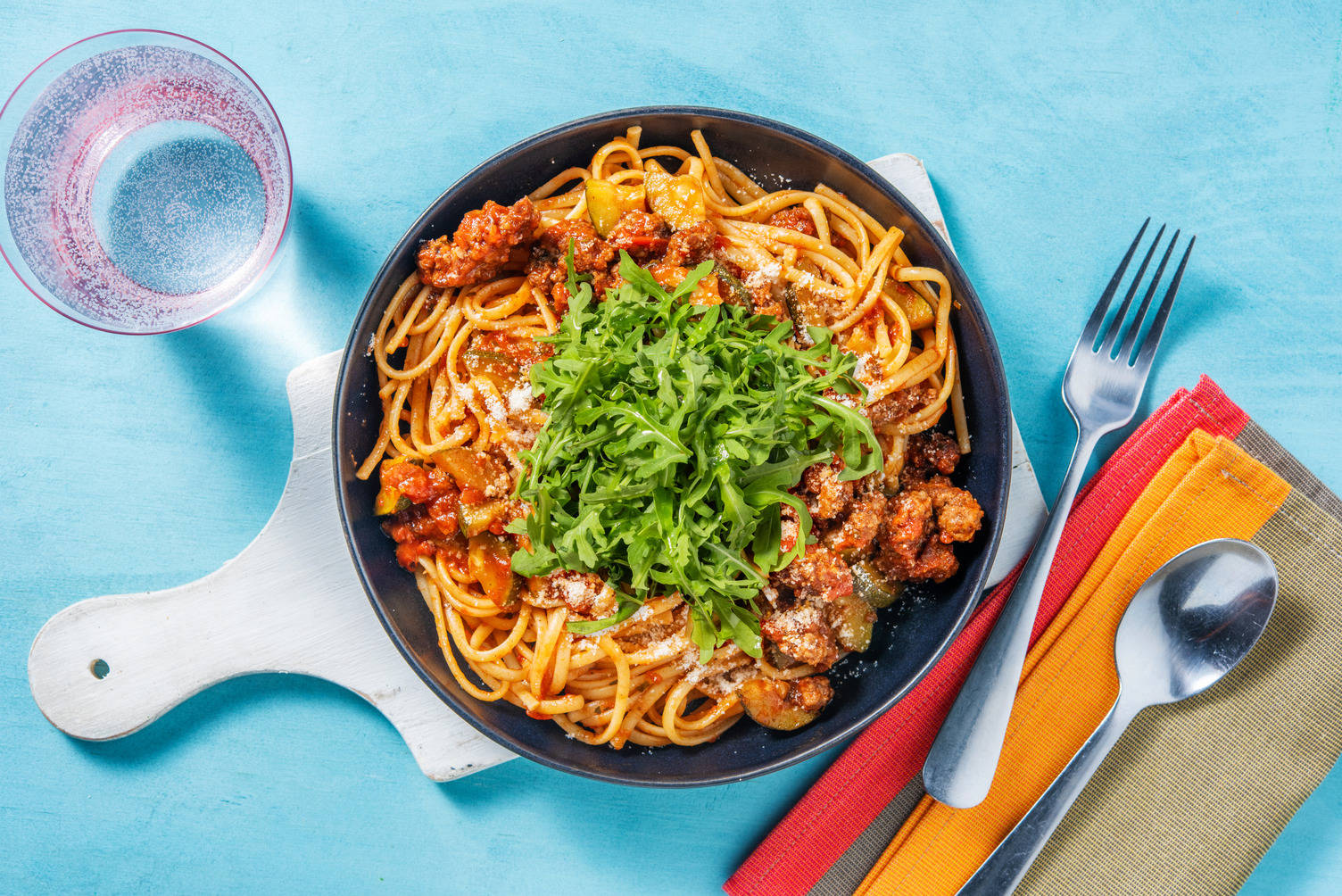 Red Wine Beef Ragu and Linguine