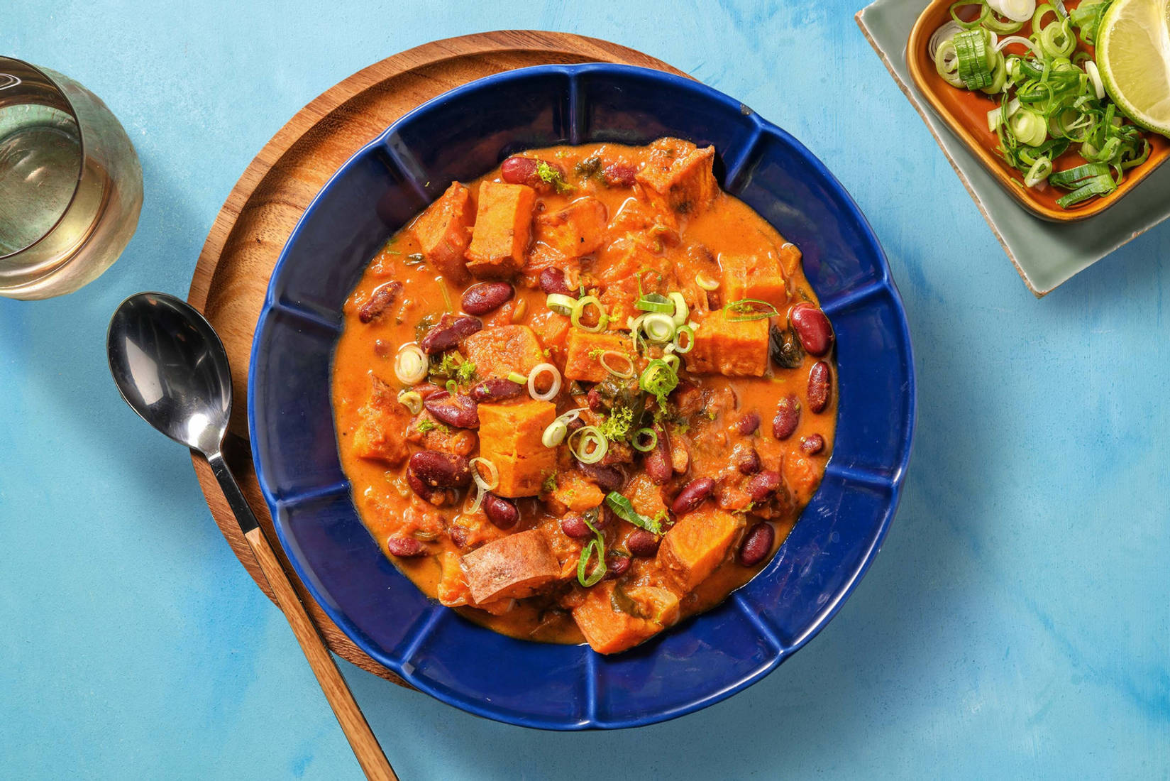 Soupe de patate douce au lait de coco