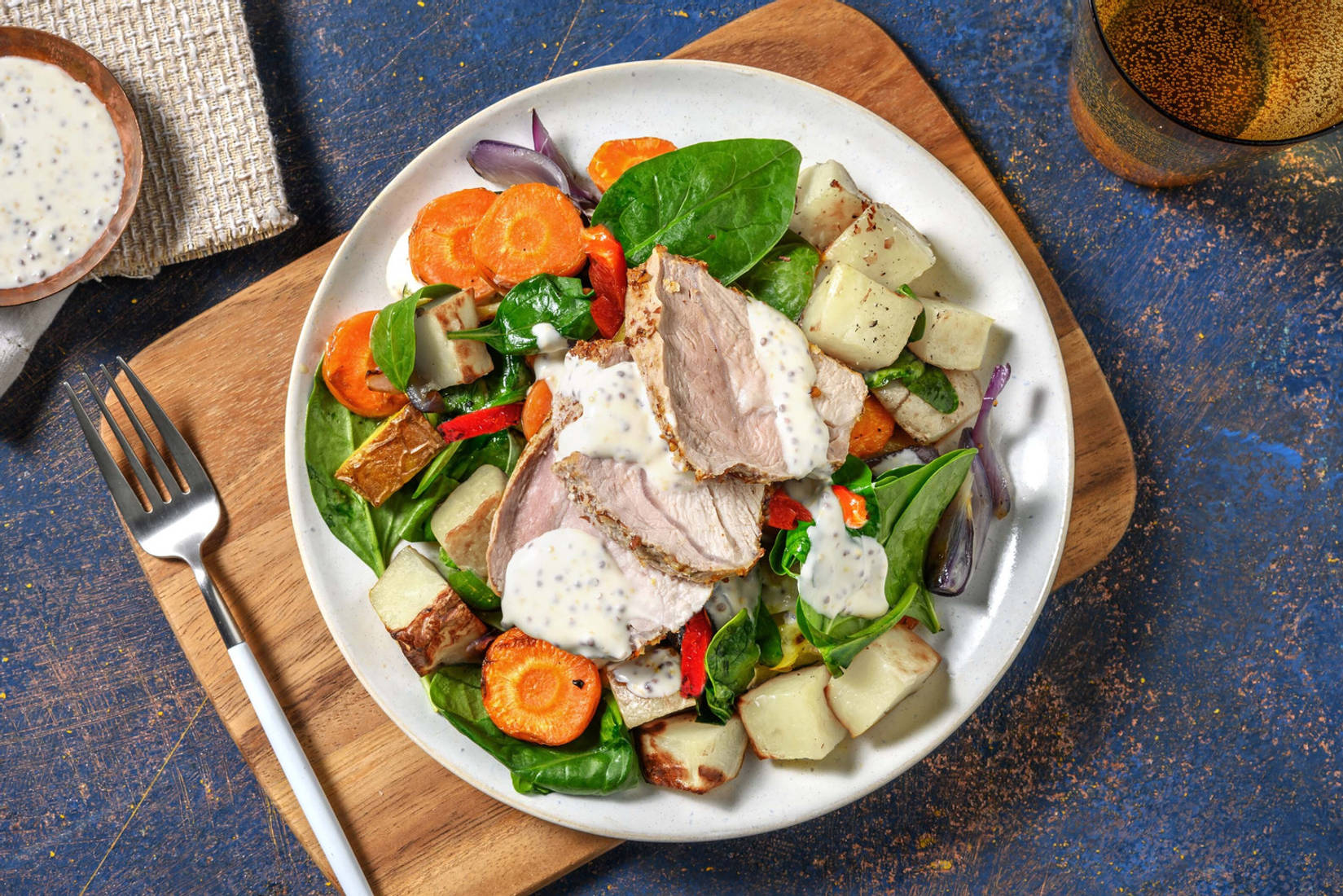 Mandelpaneret svinemørbrad