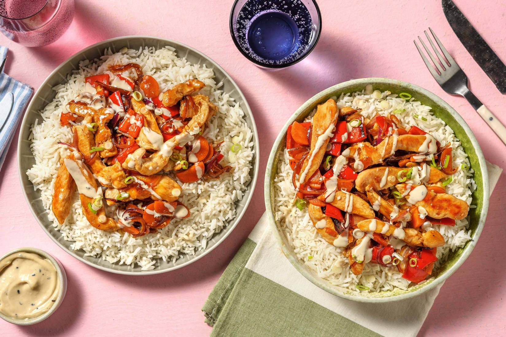 Asiatisk kyllingebowl