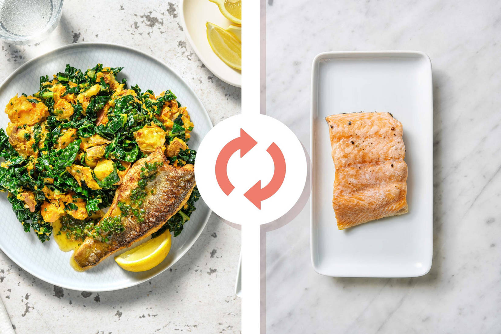 Cajun Spiced Salmon and Chive Dressing