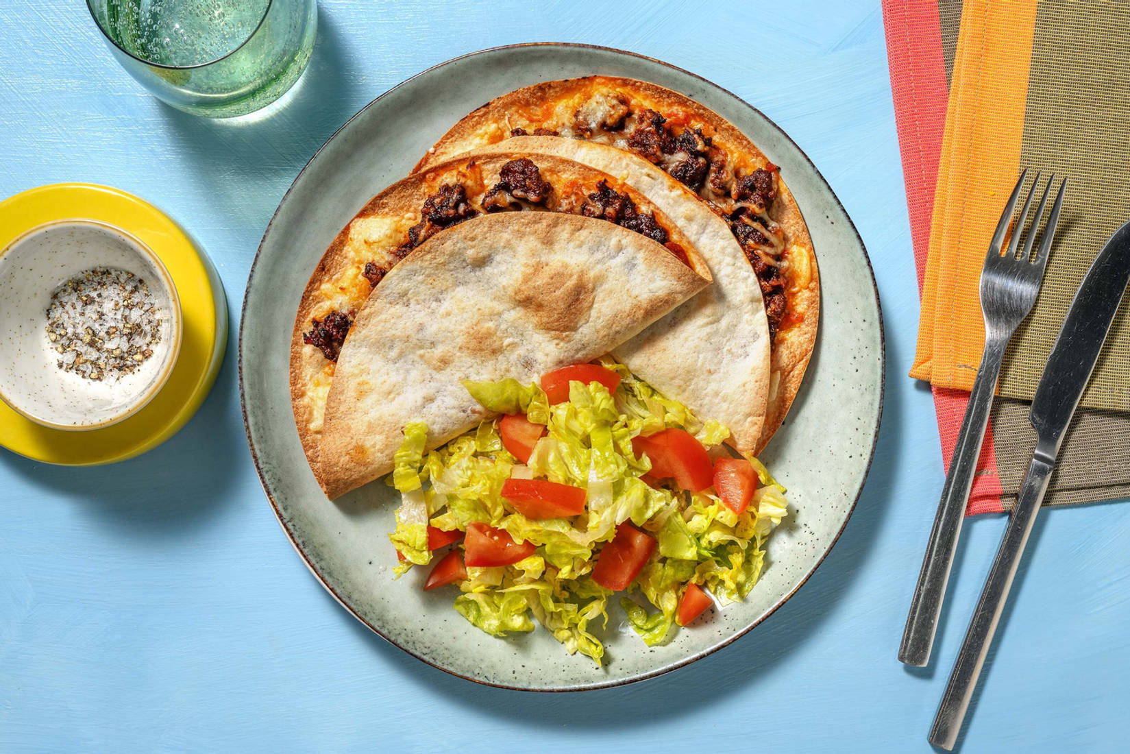 BBQ Beef Quesadillas