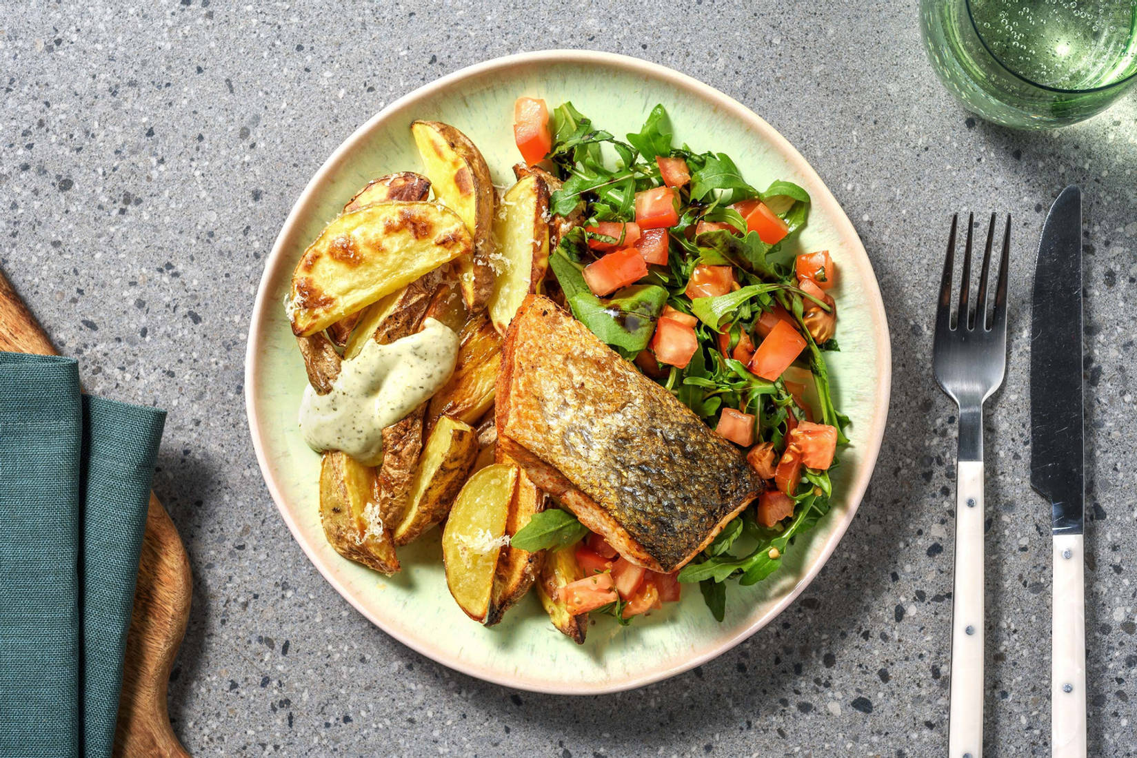 Balsamicoglaseret laks