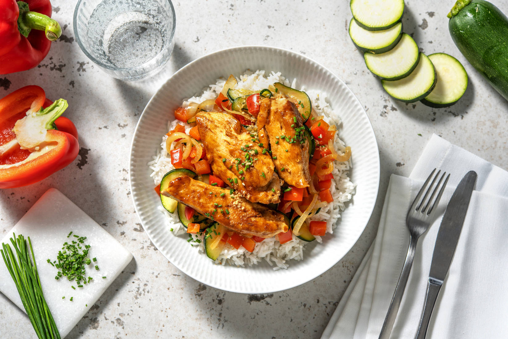 Aiguillettes de poulet façon teriyaki