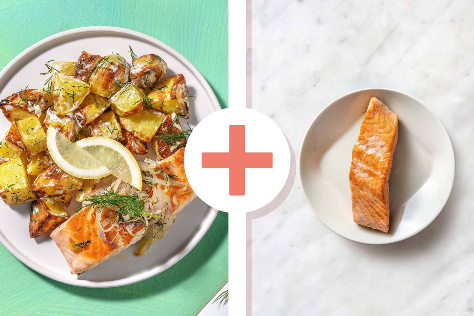 Salmone al forno e scalogno fondente