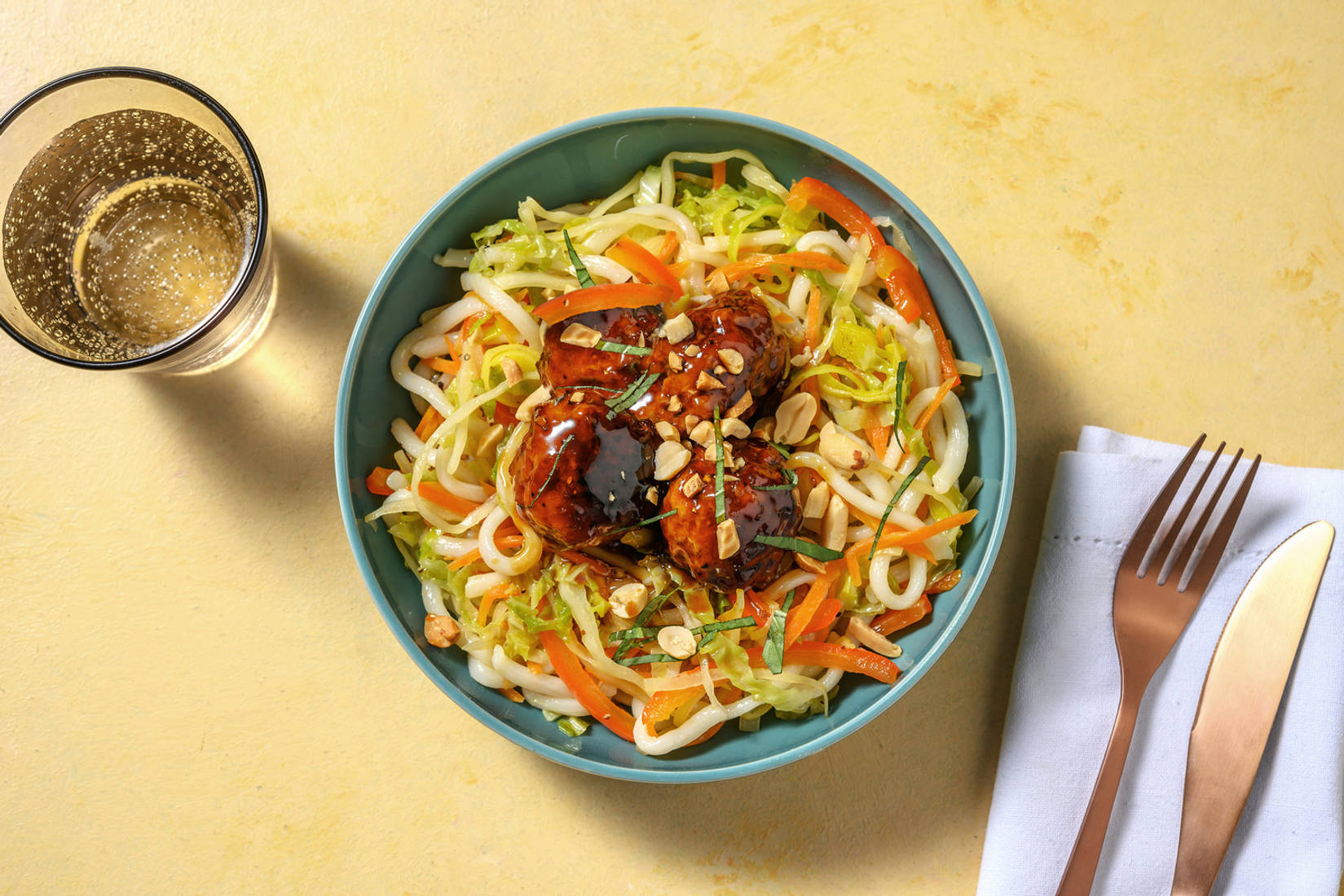 Boulettes de viande laquées à la thaïlandaise 