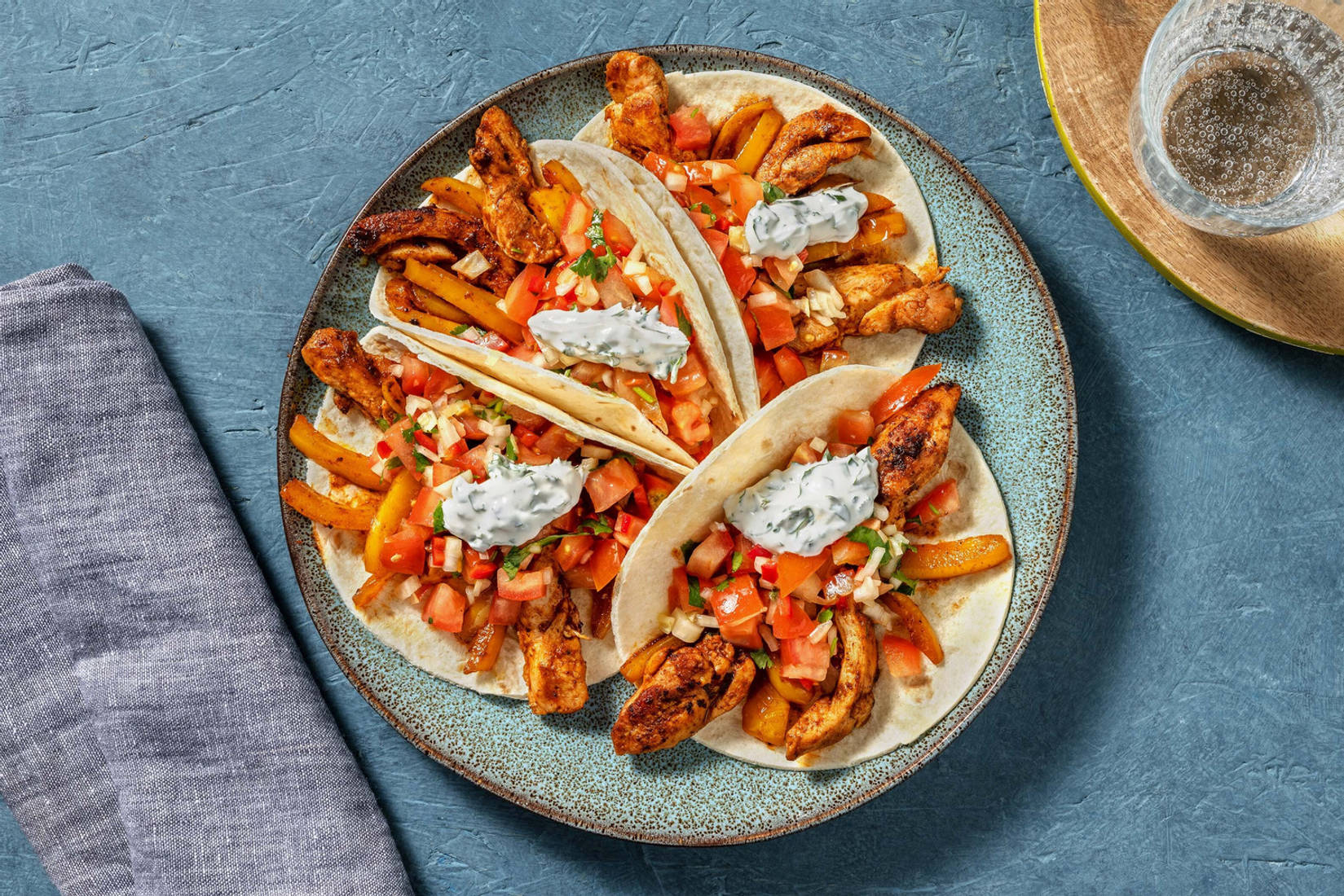 Mexicanske kyllingefajitas