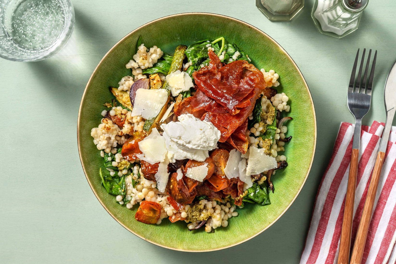 Varm prosciuttosallad 