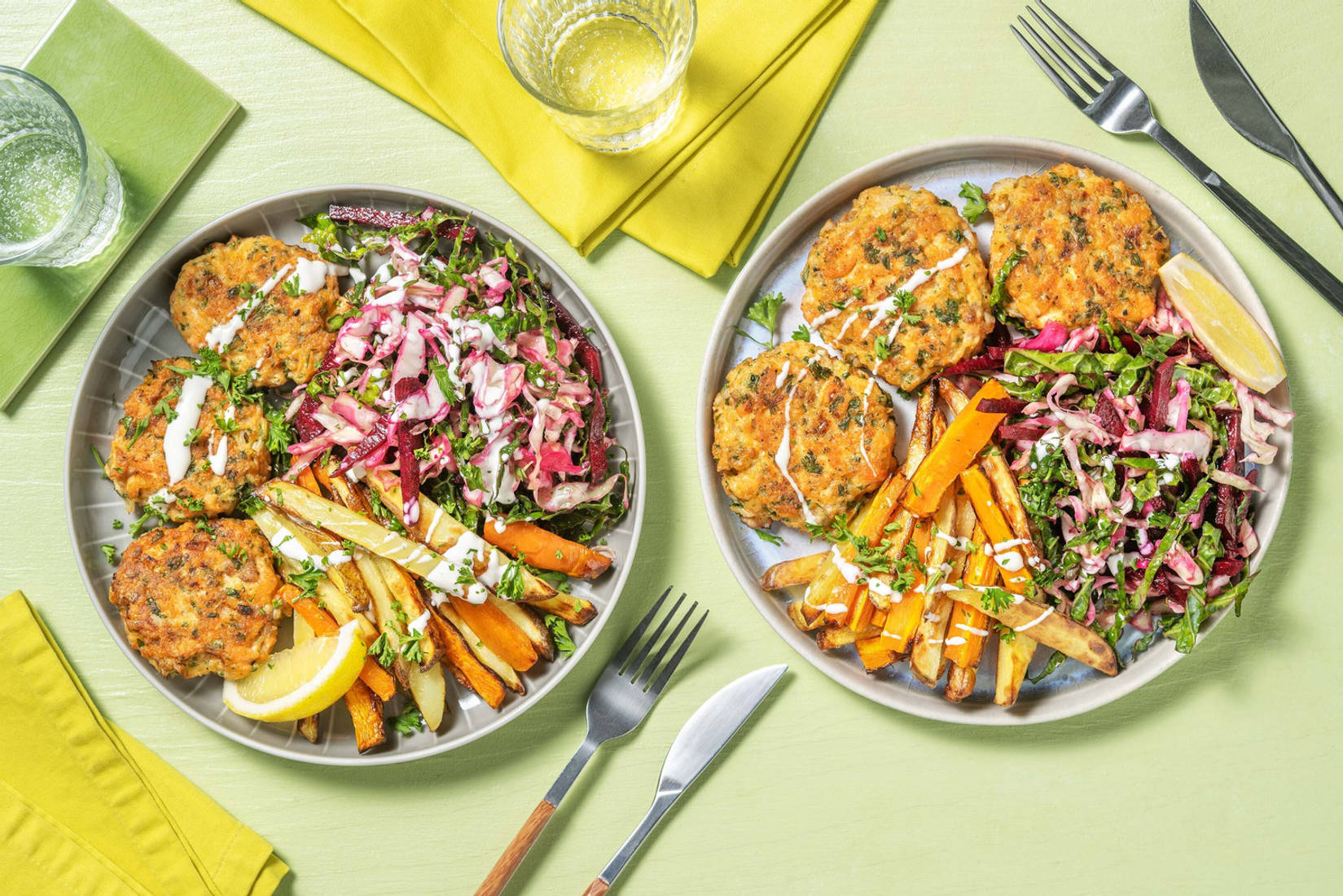 Pannestekte laksekaker