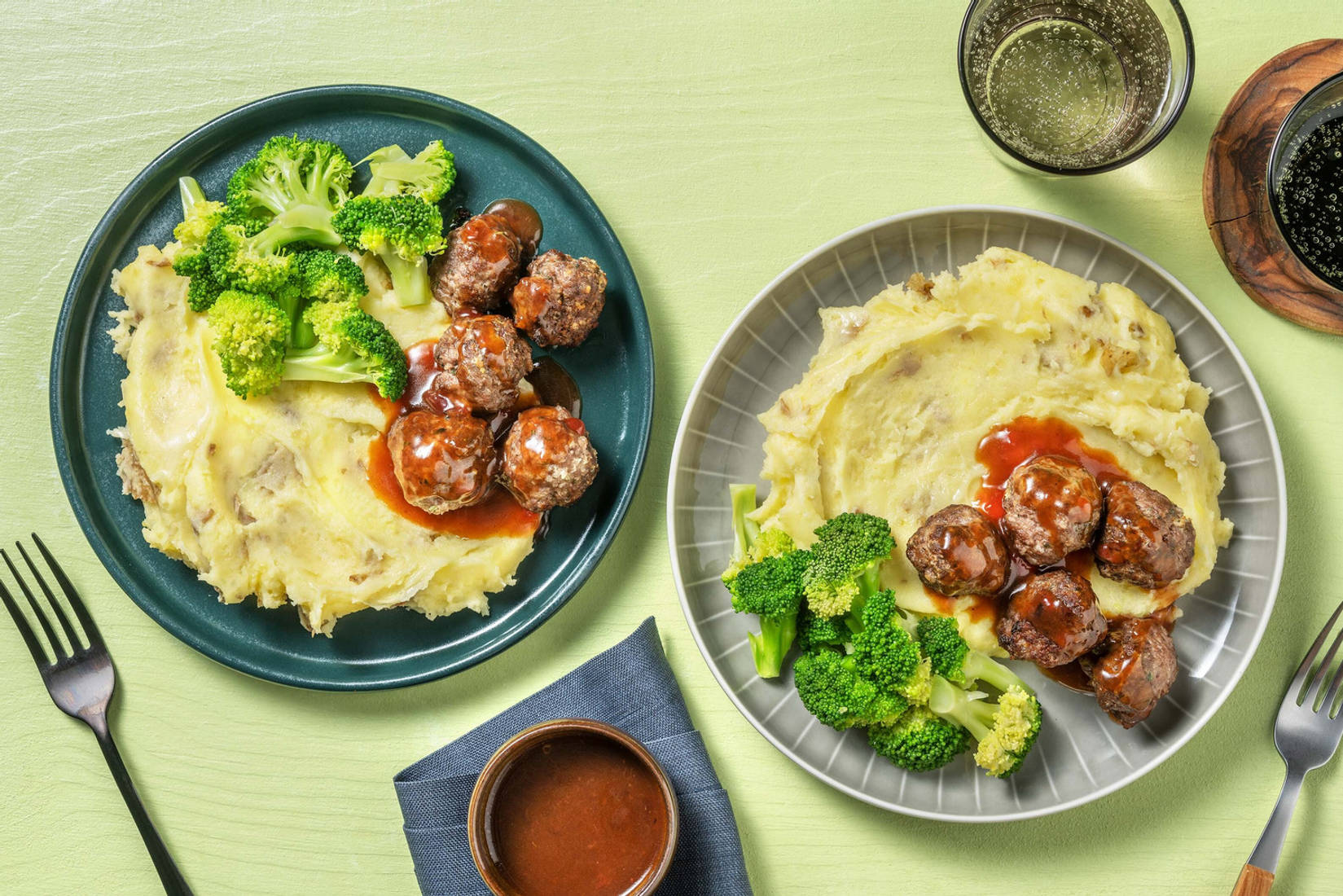 Beef Meatballs and Redcurrant Sauce