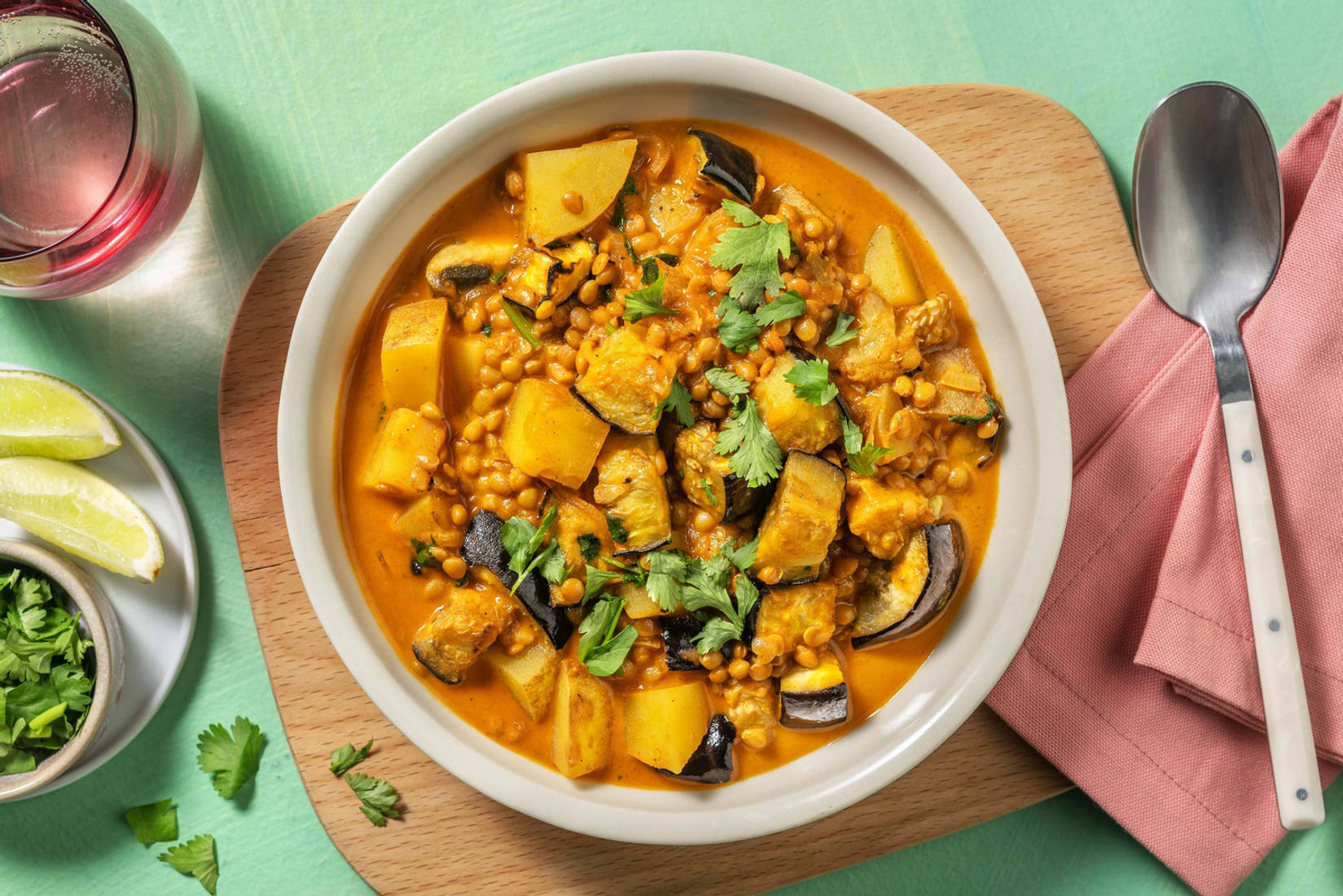 Creamy Aubergine Curry