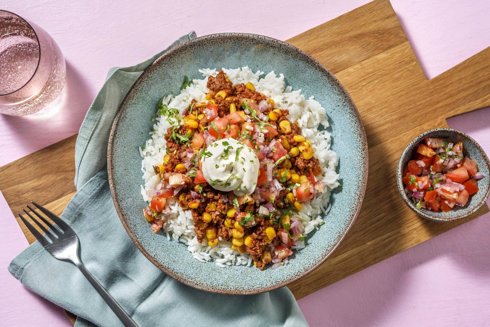 Vegetarisk burritobowl